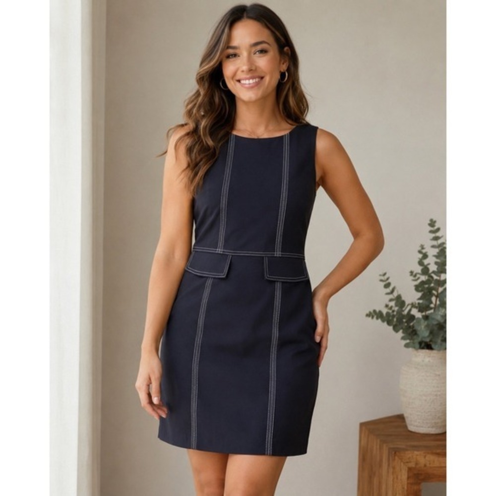 Tommy‎ Hilfinger - Classic Navy Sheath Dress